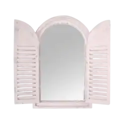 Spiegelkozijn wit